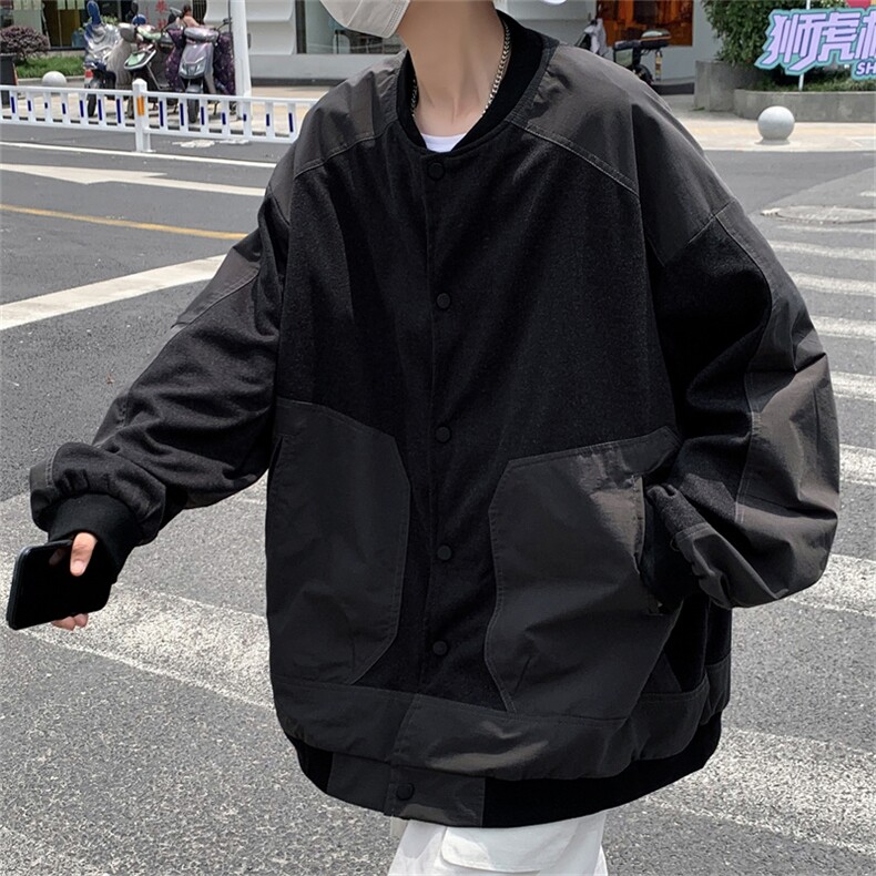 2025秋装棒球服外套男休闲夹克上衣JK83P95,男装夹克,电商C323
