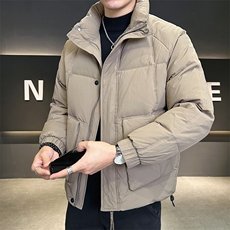 店主风秋冬新款轻熟时尚休闲立领羽绒服外套男YR28602-P185，男装羽绒服，电商A413