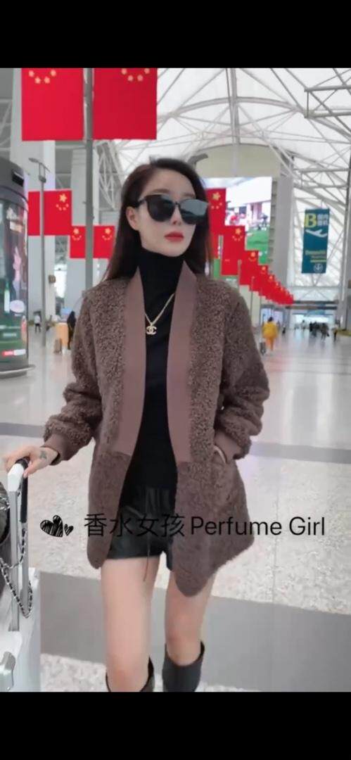 冬季新款皮毛一体，其它，香水女孩