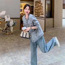 独特漂亮灰色小香风短外套女春秋2025超火好看气质高级感小众上衣，女装短外套，浙宝208