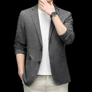 BZ82328钱塘2020-2中青年男士薄款时尚休闲百塔合身西服外套P150图片