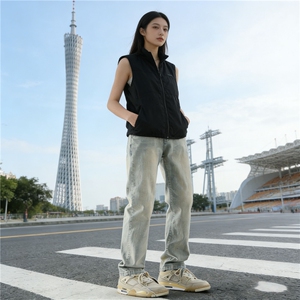 美式高街牛仔裤男直筒宽松裤子潮流复古休闲长裤YZ87-P50/加绒P58图片
