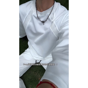 特批22 数据款美式街头高品质T恤设计立体显瘦ins长袖卫衣CX3305图片