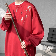 红【25春现货】WY5502-P45特控68高品质65棉卫衣，男装卫衣，电商D232