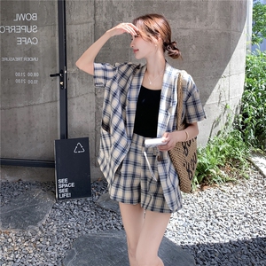 （大货已出）2025年夏季格子套装女两件套2C325-A8801-P125K188图片