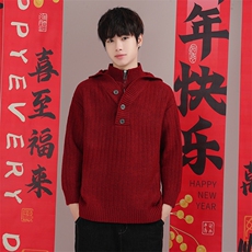 冬季男士毛衣加厚针织打底衫休闲保暖毛线衣ZW8212-P73，男装T恤，星座1105-3