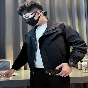 1506-1/JG641/P59外套男士时尚潮牌休闲痞帅春秋季短款工装夹克图片