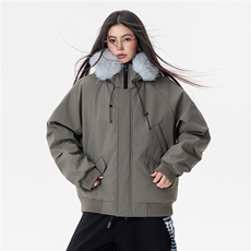 座山雕派克棉服貉子毛加厚外套，男装棉衣，星座1206-1（原A206-1）