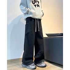 羊羔绒休闲卫裤男女秋冬季加绒加厚男DBK65P46，男装休闲裤，星座1116-2
