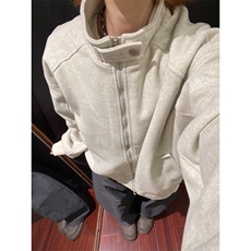 【有货】立领运动美式重磅开衫卫衣男女情侣夹克外套8154CC-特P73，男装夹克，星座1007（原301D）