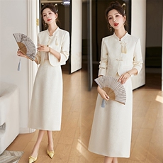 时尚流行中式古风两件套装春季新款上市中国2025，女装套装/套裙，涵亦佰惠