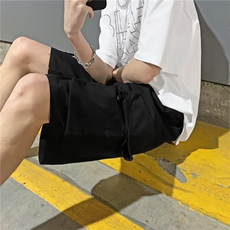 美式工装风口袋短裤男式潮牌休闲短裤宽松五分裤阔腿裤K5255-P30，男装牛仔裤，星座412-2