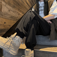 美式机能风防水束脚冲锋裤户外宽松休裤A061-EX50231常规-特批30，男装休闲裤，电商A061