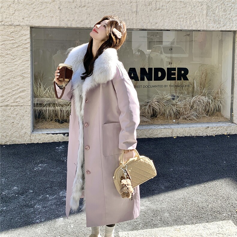大货主推内里整兔毛派克风衣外套2C332-8556-P295K438,女装皮草,2C332