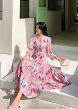 夏装新款连衣裙，女装连衣裙，H101