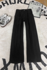 B221美式ins高街宽松直筒洗褪工装休闲牛仔裤LK25611-特P48控88，男装牛仔裤，电商B221