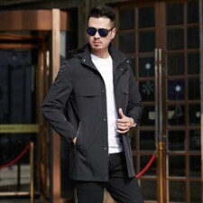 2023年春款休闲时尚高端男士外套上衣风衣夹克P325,男装风衣,电商D223-1