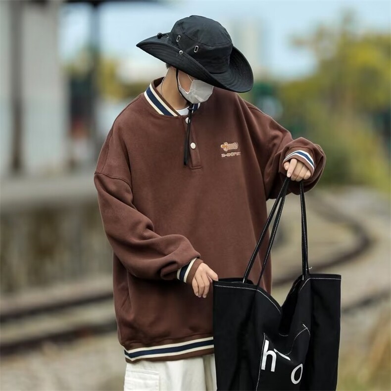 美式日系棒球服vibe美式oversze外套春装新款男潮复古夹克J16,男装夹克,星座1116A-1（原606A）