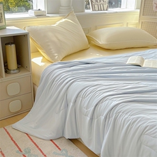 新款A类160克88%锦纶+12%氨纶锦氨夏被纯色夏凉被空调，被套/被芯，一起卖家纺