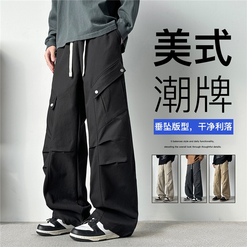 2026春季新款美式大口袋休闲工装裤K666112P38，男装工装外套，星座210-1