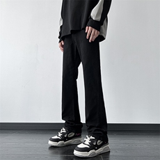 美式ins高街暗黑小众修身百搭喇叭裤休闲牛仔裤K2305-P55控78，男装牛仔裤，电商A062