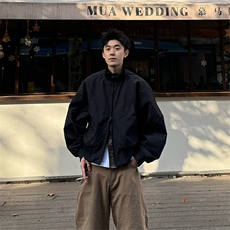 男模图W2502春款夹克，男装夹克，电商C313