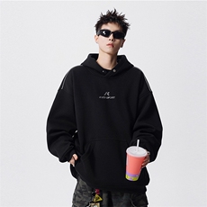 网图-420g-高品质刺绣连帽卫衣男cp248-特p42加绒cp248jr-特p45，男装卫衣，电商B371