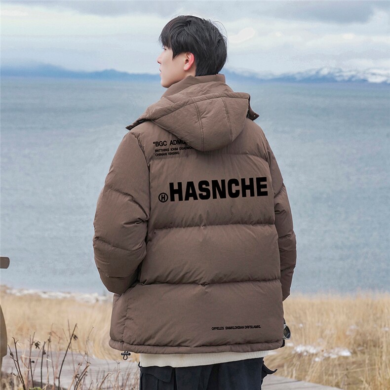 港风冬季时尚连帽情侣美式加厚羽绒服外套YR63605P225控289,男装羽绒服,电商A268A