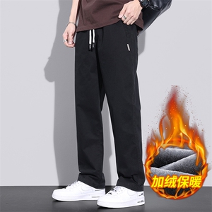 纯棉休闲裤男士秋冬直筒哈伦2025新款工装裤子Z2301-P50/加绒P60