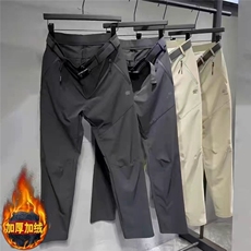 (网络图)轻奢休闲裤刺绣口袋休闲裤加绒加厚313B-CK05加绒-P70，男装卫衣，星座313B