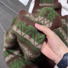 宽松复古时尚内搭2024秋冬新款小个子100羊毛坎肩背心慵懒风，女装马甲，朝辰羊绒