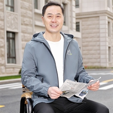 2036/P75中老年人男装春秋季薄款连帽夹克男爸爸上衣外套衣服，男装夹克，星座1216（原钱塘722）