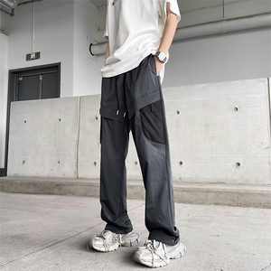 夏季户外冲锋裤美式小众机能裤修身直筒大口袋薄款长裤 KB852图片