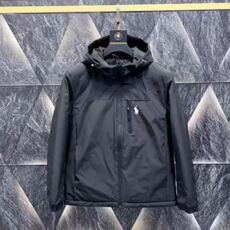 (网图)刺绣连帽轻奢棉服外套休闲潮流防风保暖313B-JK5633-P90，男装棉衣，星座313B