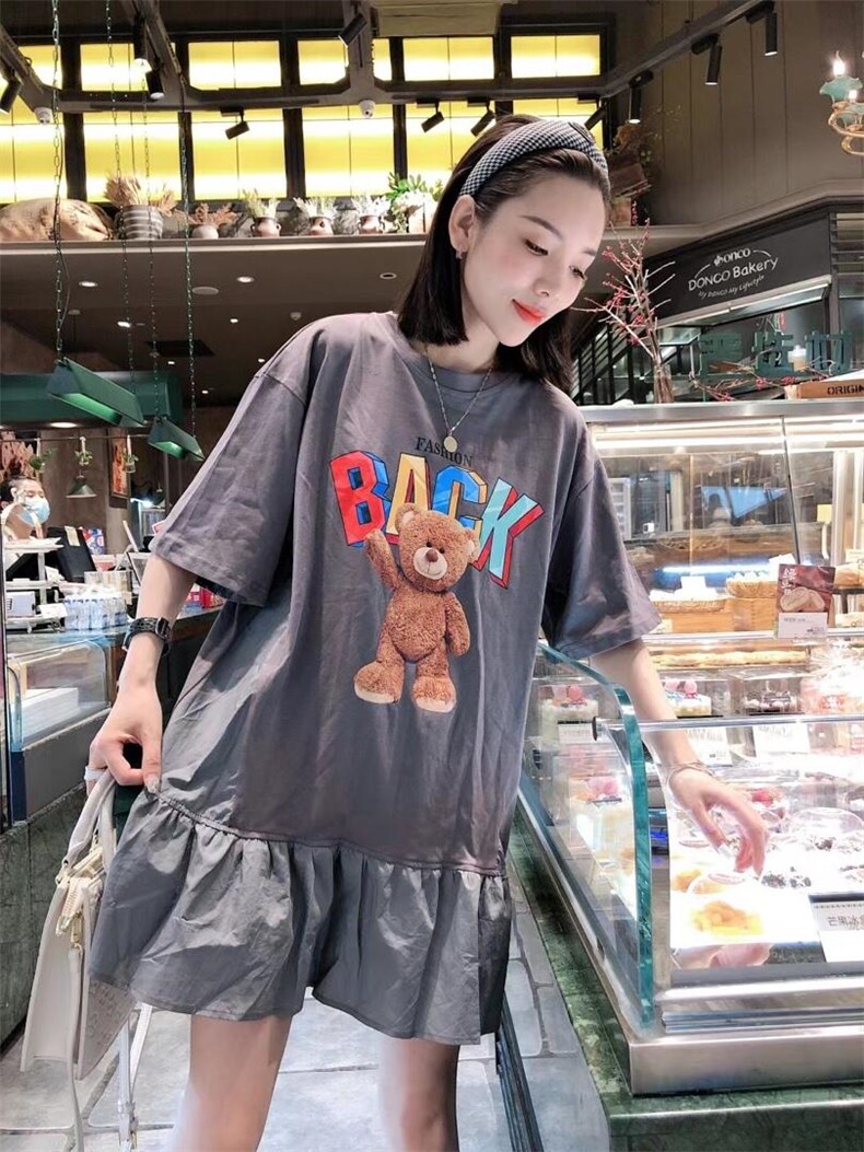 小熊四色超版裙子，女装，一杭