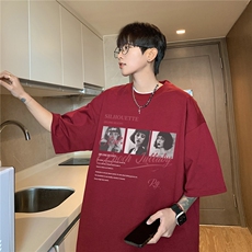 重磅240克精梳双纱精密赛格纺T恤纯棉印花短袖男T6302特P19，男装T恤，星座610B-1