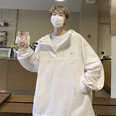 FS2306-P55控78夏季港风情侣防晒服外套薄款防晒衣，男装防晒衣，电商A036A