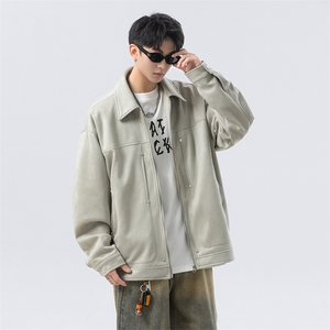 麂皮绒夹克工装外套男 cp130-特p75图片