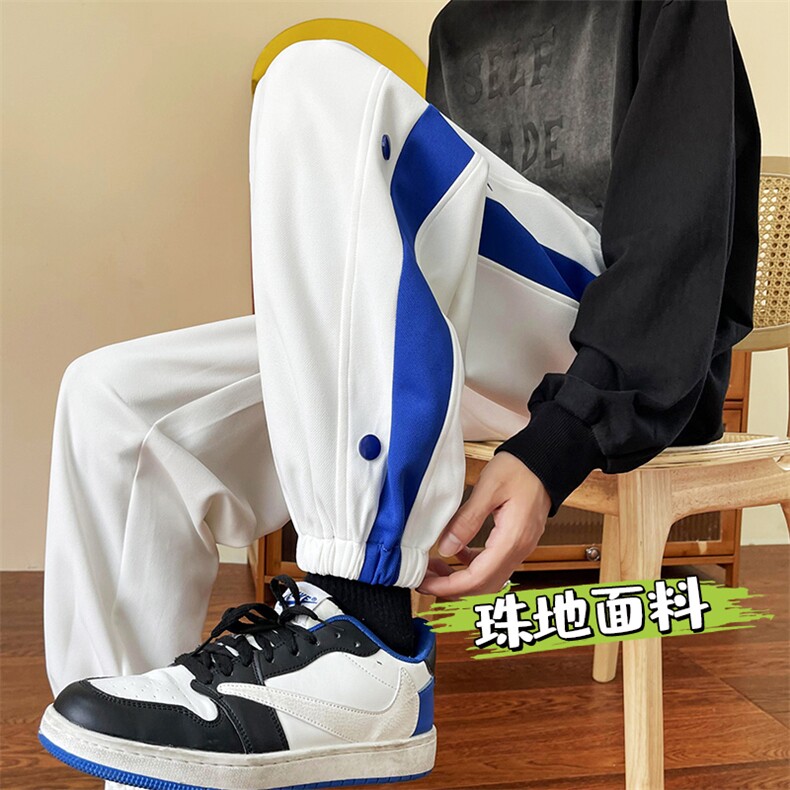 秋季新款港风红地板运动风男卫裤CK2305-P55控88,男装休闲裤,星座717