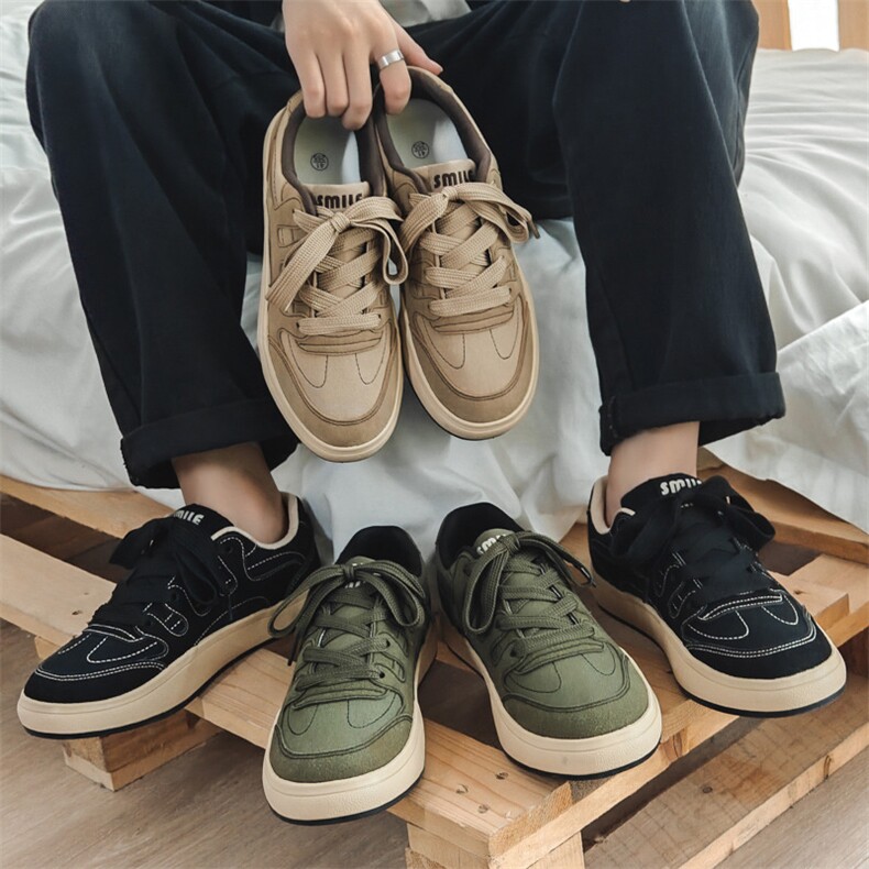 X4362-115男鞋子潮2024德训男潮帆布鞋百搭港风男板鞋，男鞋帆布鞋，星座1407-3