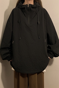 春季套头外套新款宽松休闲男女同款夹克XZ102B-1-JK2607P75图片