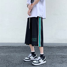 夏季新款潮牌大码针织运动裤宽松休闲七分裤男3652-P48控68，男装休闲裤，电商C305A