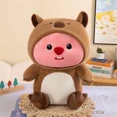 卓越毛绒玩具 水豚海狸变装公仔（欧貂）