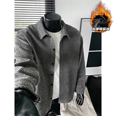 高克重雪尼尔480g银狐绒保暖舒适夹克外套男J5265J加绒-特P45控88，男装夹克，电商A001