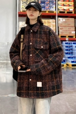 2023秋冬学生简约时尚衬衫中性翻领上衣外套男女8362-P90控价128，男装衬衫，电商A441-1