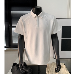 主推 重磅POLO衫短袖翻领半袖上衣cleanfit正肩t恤衫 H1093特P28图片