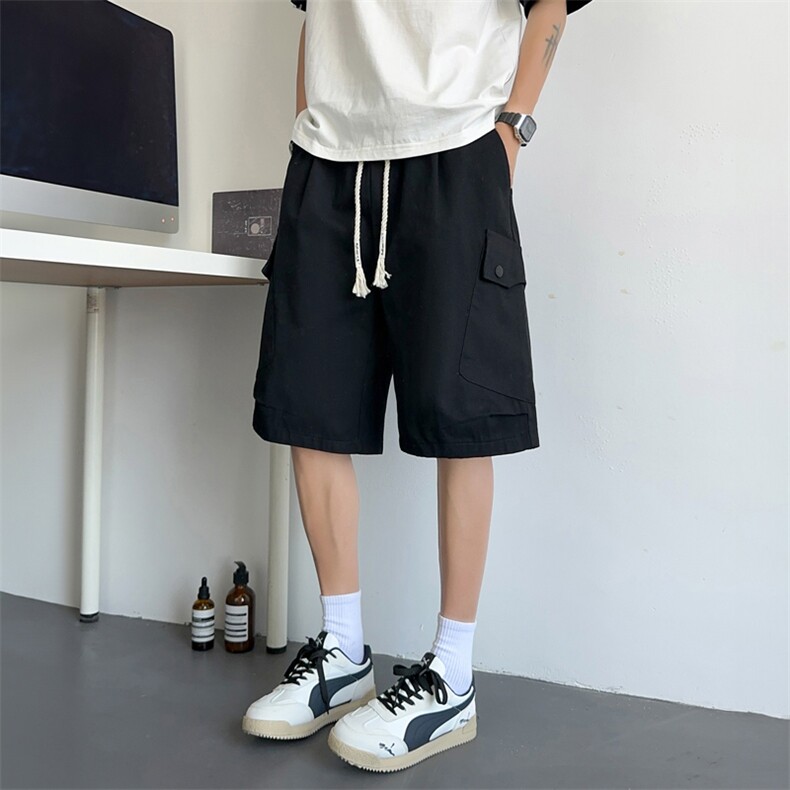 夏季新款纯棉休闲五分裤男DK522P45图片