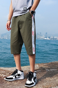 短裤男士夏季宽松春夏七分中裤男装夏天休闲DS-C305A-QK70,71-P35图片