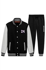 2025秋季新款运动套装棒球服卫衣外套潮套装XZ102A-4-Q8640-P95，男装休闲套装，星座211-2