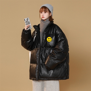 2冬季新款加厚款棉服PU皮潮流百搭棉衣XZ102A-4-5137-P115图片